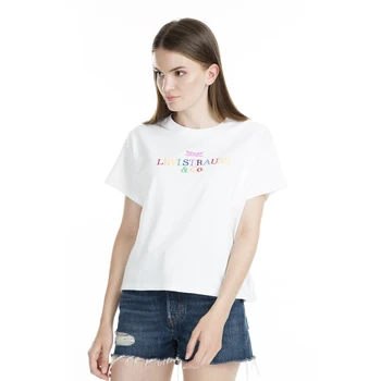 

Levi's Printed Bicycle Neck T Shirts WOMEN T SHİRT 69973