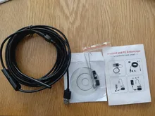 Mini cámara USB endoscópica de 5,5mm, Flexible, IP67, impermeable, Micro boroscopio de inspección USB, cámara para Android 6 LED ajustable