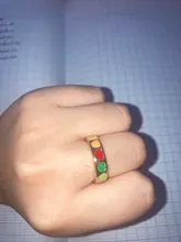 Anillo de corazón de amor esmaltado para mujer, sortija Vintage Bohemia colorida, 2021