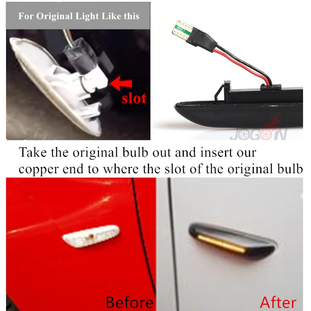 ���� ȸ�� ��ȣ�� LED ���̵� ��Ŀ ���� ǥ�ñ�, BMW E81 E82 E87 E88 E90 E91 E92 E93 E46 M3 E60 E61 1 3 5 X �ø����