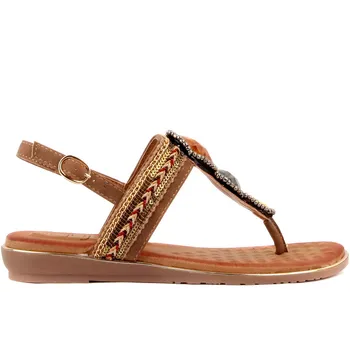 

Guja-Brown Cubic Zirconia Women 'S Sandals