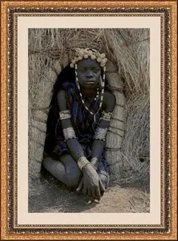 

CROSS STITCH KIT PANDATHREAD ETHNIC AND CUSTOMS 31840