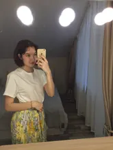 REALEFT-faldas largas plisadas con estampado Floral para mujer, faldas largas de tul, de cintura alta, sueltas, para primavera y verano, 2021