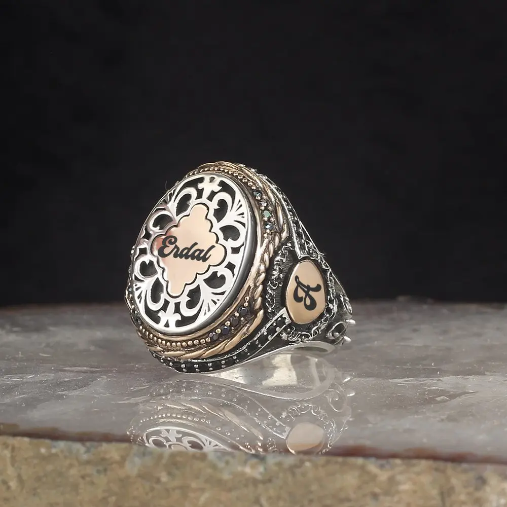 

All Handmade Traditional Turkish Sterling 925 Silver Handmade Signet Rings Jewelry Gift From Turkey for Women Men