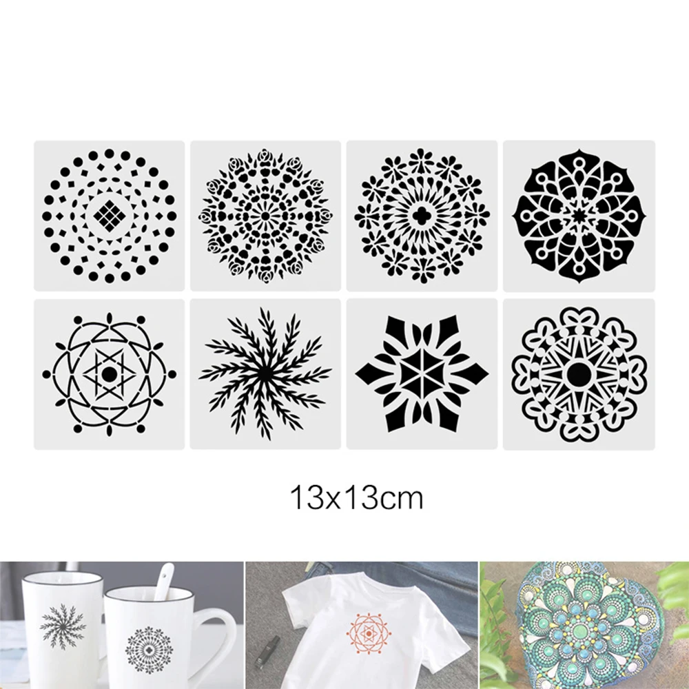 47PCS Mandala Dotting Tools Painting - Rock Stencils Tool Set Art