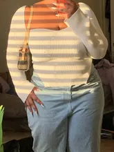 DEAT-ropa de cuello cuadrado de Cachemira para mujer, Jersey elástico de cintura alta, manga larga, sexy, primavera y verano, WK080, 2021