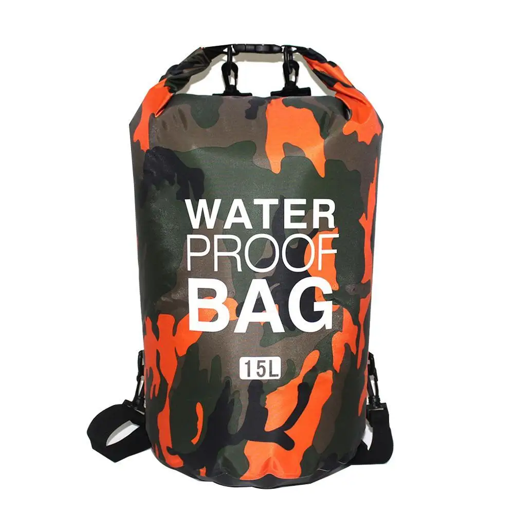 

PVC Waterproof Bag 5L 10L 15L 20L Drg Backpack Sack Swimming Rafting Kayaking River Trekking Floating Sailing Canoing Boating