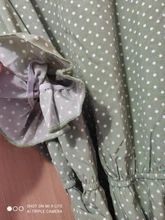 Sash Dress Puff-Sleeve Simplee Chic Polk-Dot Spring Summer Ruffled Elegant High-Waist