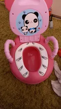Orinal bebé para niños Baño de niños bebé orinal asiento de entrenamiento chicas inodoro portátil cuña cómodo respaldo de dibujos animados ollas