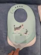 Lets Make-Baberos de silicona para niños, vajilla de alimentación de bebé recién nacido, alimentación de desayuno, 1 ud.