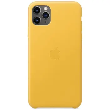 

Leather case Apple Leather Case for iPhone 11 Pro Max (Meyer Lemon) lemon syrup MX0A2ZM/A