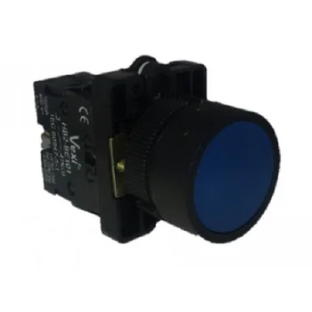 

Pulsador metálico blanco NA