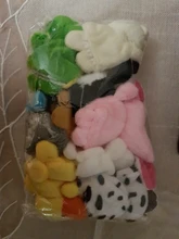10 Uds Navidad cumpleaños regalo de dibujos animados lindo biológica marioneta de dedo de Animal juguetes de peluche para niños detalle para bebé juguetes para niños