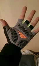 Guantes de silicona antideslizantes para ciclismo, para hombre y mujer, transpirables, para deportes de choque, para bicicleta