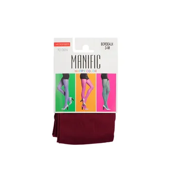

Women's tights manific microfibra 70den Bordeaux 3 size