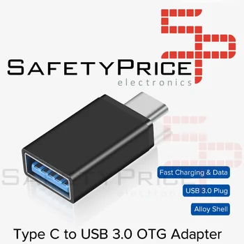 

USB 3.0 female to type C adapter USB 3.1 male OTG Black