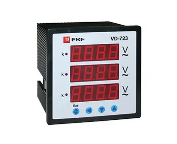 

Vd-723 digital panel voltmeter (72x72) three-phase EKF Proxima