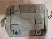 Bolsa Molle de nailon EDC para herramientas de supervivencia, bolsa impermeable al aire libre para accesorios, multiusos, bolsa táctica de utilidad para senderismo y montar