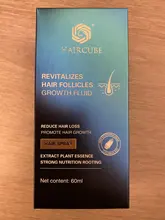 HAIRCUBE-productos para el crecimiento del cabello para hombres y mujeres, Spray para el crecimiento del cabello, aceite esencial, esencia líquida, regeneración