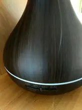 Humidificador de aire ultrasónico de 500ML, con Control remoto difusor de Aroma, luz LED que cambia de 7 colores, difusor de aceite esencial eléctrico inteligente