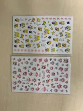Art Stickers Decorations Manicure-Accessories Slider Foil Decals-Designs Pink Girl Rabbit