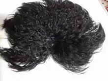 Topper Wig Toupee Human-Hair-Pieces Virgin-Hair Natural-Black Women Isheeny Brown-Color