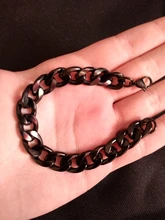 Jiayiqi 5-11mm pulsera con cadena para hombre de acero inoxidable acera cadena de eslabones cubanos brazalete para hombre mujeres Hiphop moda muñeca de regalo de la joyería