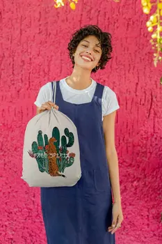

Angemiel Bag Free Spirit Cactus And Tiger Cloth Backpack