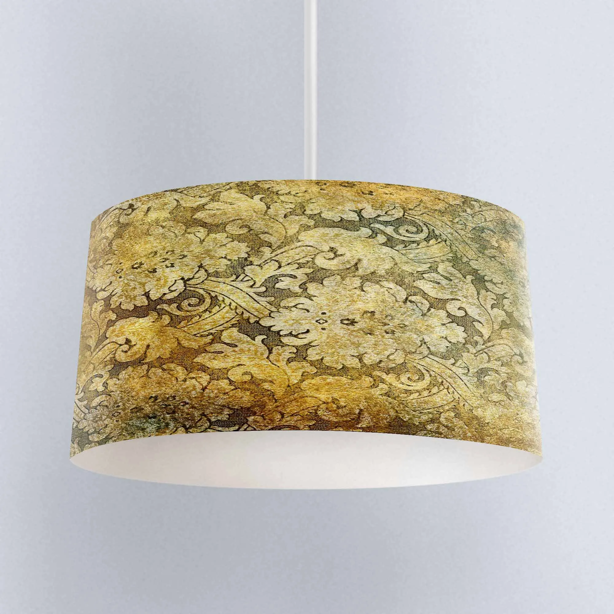 

Еще желтый оттоманский винтажный цветочный цифровой печатный фотоосветитель барабан абажур напольный потолок