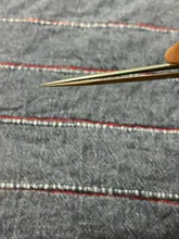 Pinzas puntiagudas de acero inoxidable alargadas, Grado Industrial, 18CM, para herramienta de reparación de teléfonos móviles