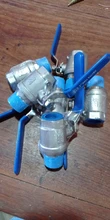 Ball-Valve Water-Gas Female 304-Stainless-Steel Fitting-Adapter Oil-Switch BSP Two-Piece