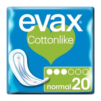 

Normal Sanitary Pads with Wings Evax (20 uds)
