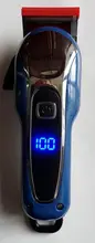 Cortadora de pelo eléctrica recargable por USB para hombres, cortadora de pelo profesional, pantalla LED Digital con 4 peines de límite 48