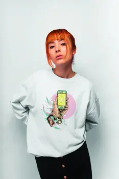 

Angemiel Wear Hypnosis Phone Women Sweatshirts