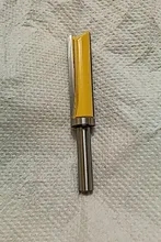 Plantilla de vástago de 8mm para carpintería, broca de enrutador, broca, fresa escariadora recta, recortadora de limpieza, cortador de espiga embellecedor empotrado, 1 ud.