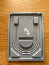 Tablero de cuentas aterciopeladas para fabricación de joyas, bandeja organizadora de Diseño Artesanal, accesorios de herramienta de medición, color gris