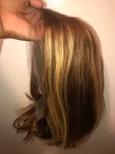 Pelucas de cabello humano rubio miel marrón brasileño para mujeres, pelo liso de hueso 13x4, encaje frontal resaltado, cierre