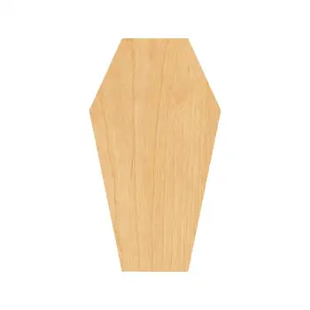 

Coffin 2 Laser Cut Out Wood Shape Craft Supply
