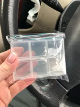 Caja de joyería de plástico de varios compartimentos y de 9 tamaños, para guardar joyas, ordenar abalorios y cuentas, caja ajustable