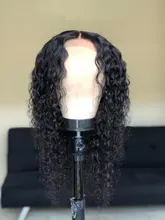 Encaje Frontal transparente con mechones, extensiones con ondas al agua, mechones con Frontal Miss Cara 100%, cabello humano Remy