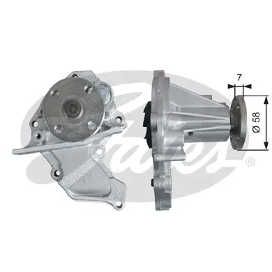 Помпа, водяной насос FORD Fusion/Fiesta V/Focus II/C-Max 1.25/1