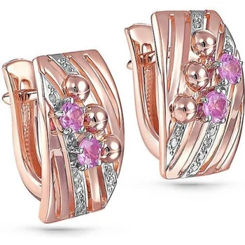 

Kabarovsky earrings with sapphires and diamonds in red gold