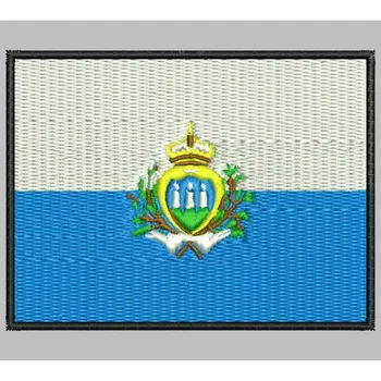 

Bandera SAN MARINO para mascarilla parche bordado Iron patch toppa ricamata gestickter patch patch brode