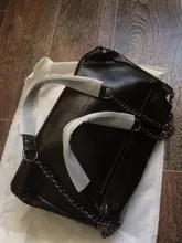 Bandolera de cadena gruesa plegable para mujer, bolso de hombro femenino A la moda, con asa, 2020