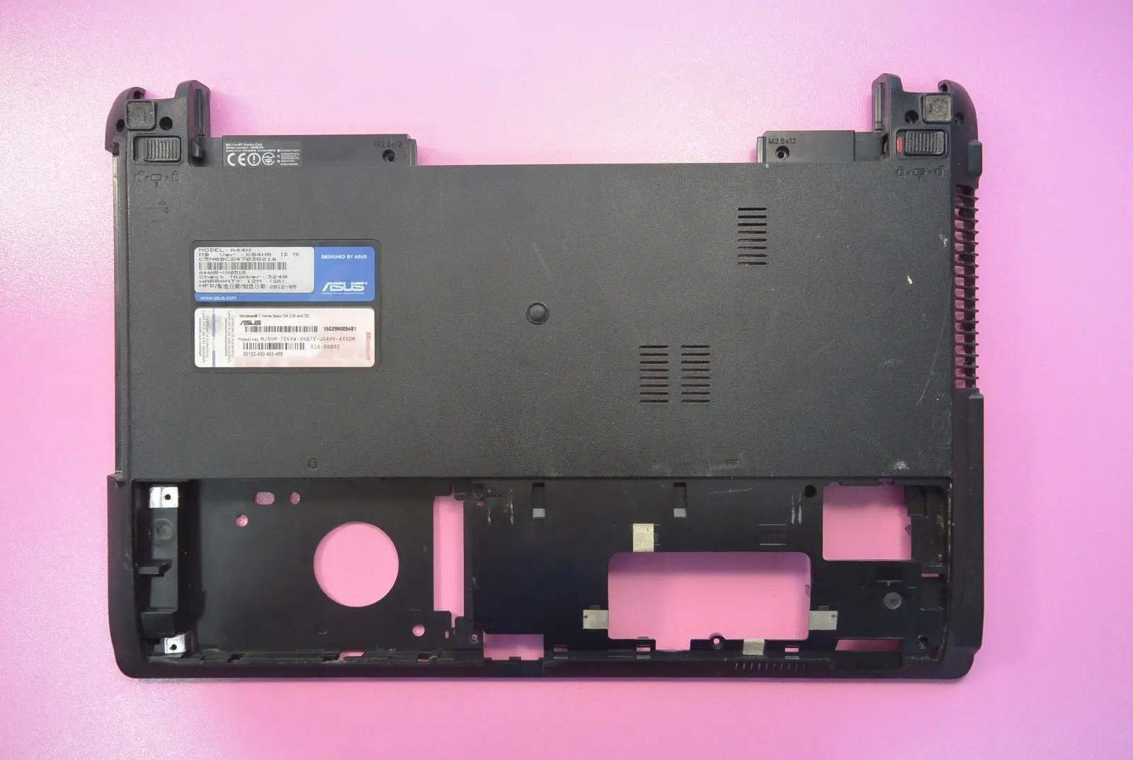 Carcasa inferior Asus a44h de reparación de portátil