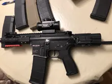 1x40 punto rojo alcance táctico Rifle verde rojo punto colimador punto con 11mm/20mm montaje carril Airsoft aire de caza