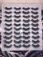 SEXYSHEEP-pestañas postizas 3D naturales, Kit de maquillaje, extensión de pestañas de visón, 8/20 pares, 15-20mm, venta al por mayor