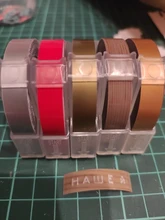 Ribbon Label-Maker Embossing-Tape Printer DYMO Motex E-101 for 3D 5pcs 9mm Plastic 12695