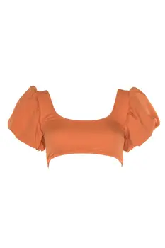 

Trendyol Balloon Sleeve Bikini Top TBESS20BU0399