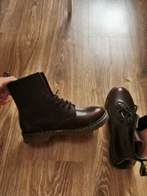 Pasal-Botines de piel auténtica para Mujer, Botas de trabajo, calzado cómodo para Otoño e Invierno